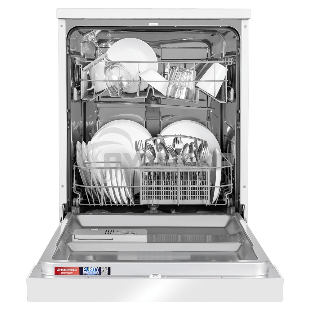 Посудомоечная машина MAUNFELD MWF60120W, белый, 59.5 см, 12 компл., 49 дБ, класс A++
