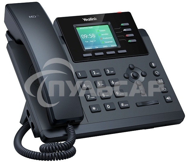 Настольный IP-телефон YEALINK SIP-T34W, 4 аккаунта, Wi-Fi, USB, 2.4