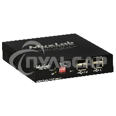 Приемник-декодер DVI, USB2.0 и KVM over IP, сжатие JPEG2000, с PoE MuxLab 500771-RX