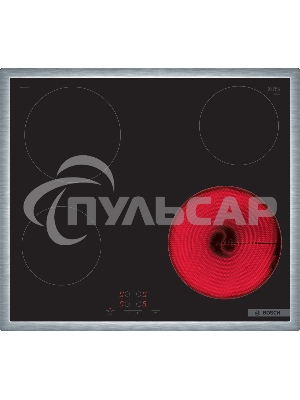 Электрическая варочная панель Bosch PKE645BA2E Hi-Light, независимая, черный