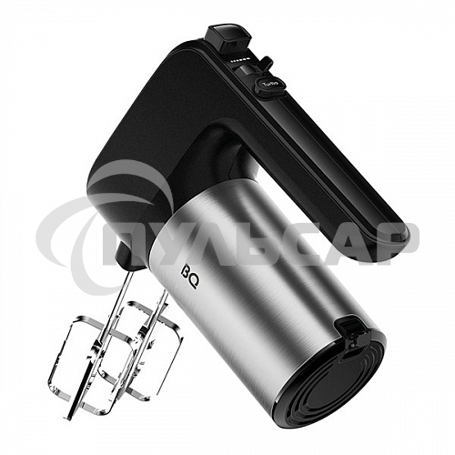 Миксер BQ MX323 Steel-black, Мощность 500 Вт, 6 скоростных режимов, Режим ТУРБО