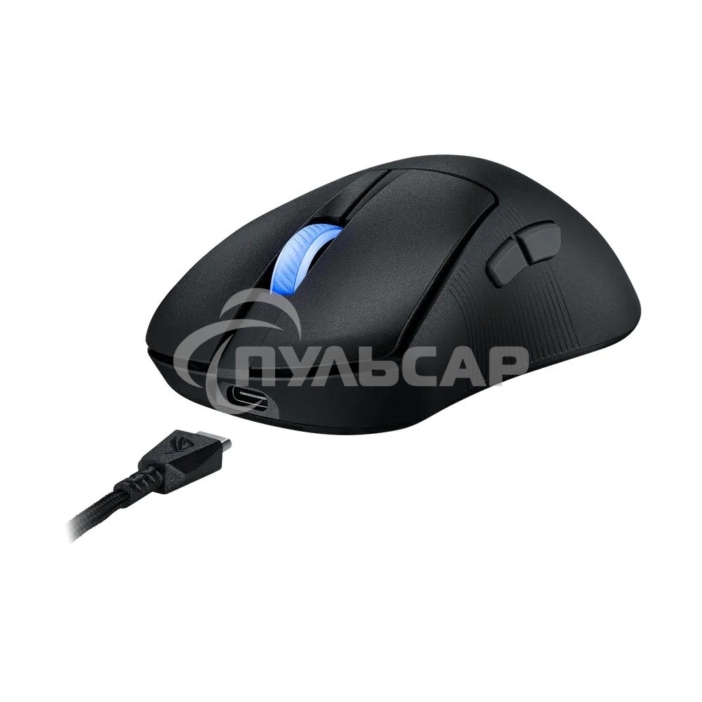 Мышь беспроводная/проводная ASUS ROG Keris II ACE черный, 42000 dpi, радиоканал, Bluetooth, USB, кнопки - 6