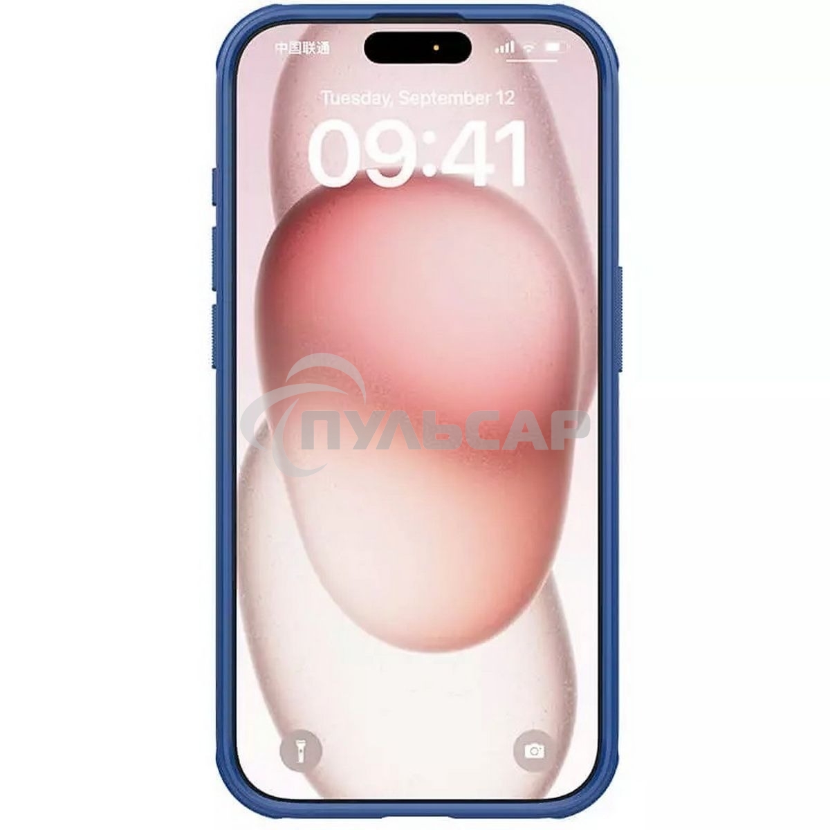 Чехол Super Frosted Shield Pro, синий, (AP IP15 Pro)