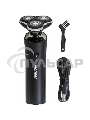 Электробритва Pioneer BS006, 3 плавающие бритвенные головки, сухое и влажное бритье, время работы до 90 мин