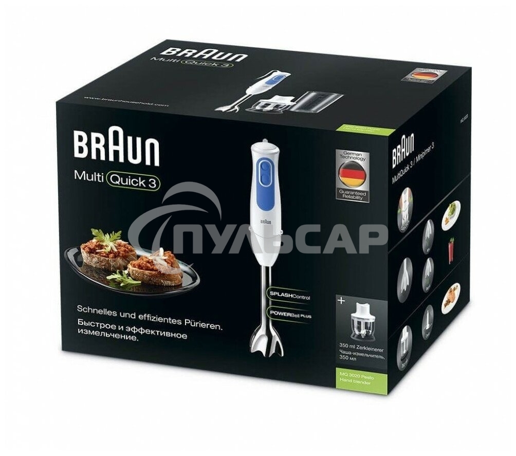Блендер Braun MQ3020 WH Pesto