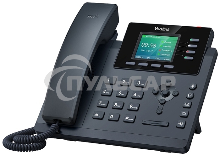 Настольный IP-телефон YEALINK SIP-T34W, 4 аккаунта, Wi-Fi, USB, 2.4