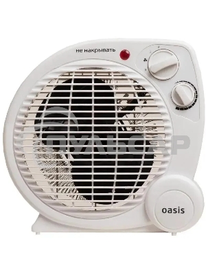Тепловентилятор Oasis SP-20R белый, 2000 Вт, 20 м2