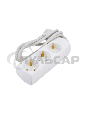 Удлинитель 3х1.5м с заземл. 10А 250В У03 GENERICA 2P+PE 3х1кв.мм IEK WYP10-10-03-D15-Z-G