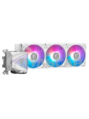 Жидкостная система охлаждения MSI MAG CORELIQUID I360 белый 3x ARGB Gen2 Fan, ARGB Gen2 Block, Color Box