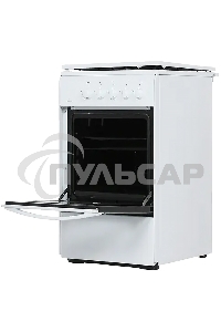 Плита газовая Flama RG 2401 W белый, конфорок 4 шт, духовка 50 л, 50 см x 85 см x 60 см