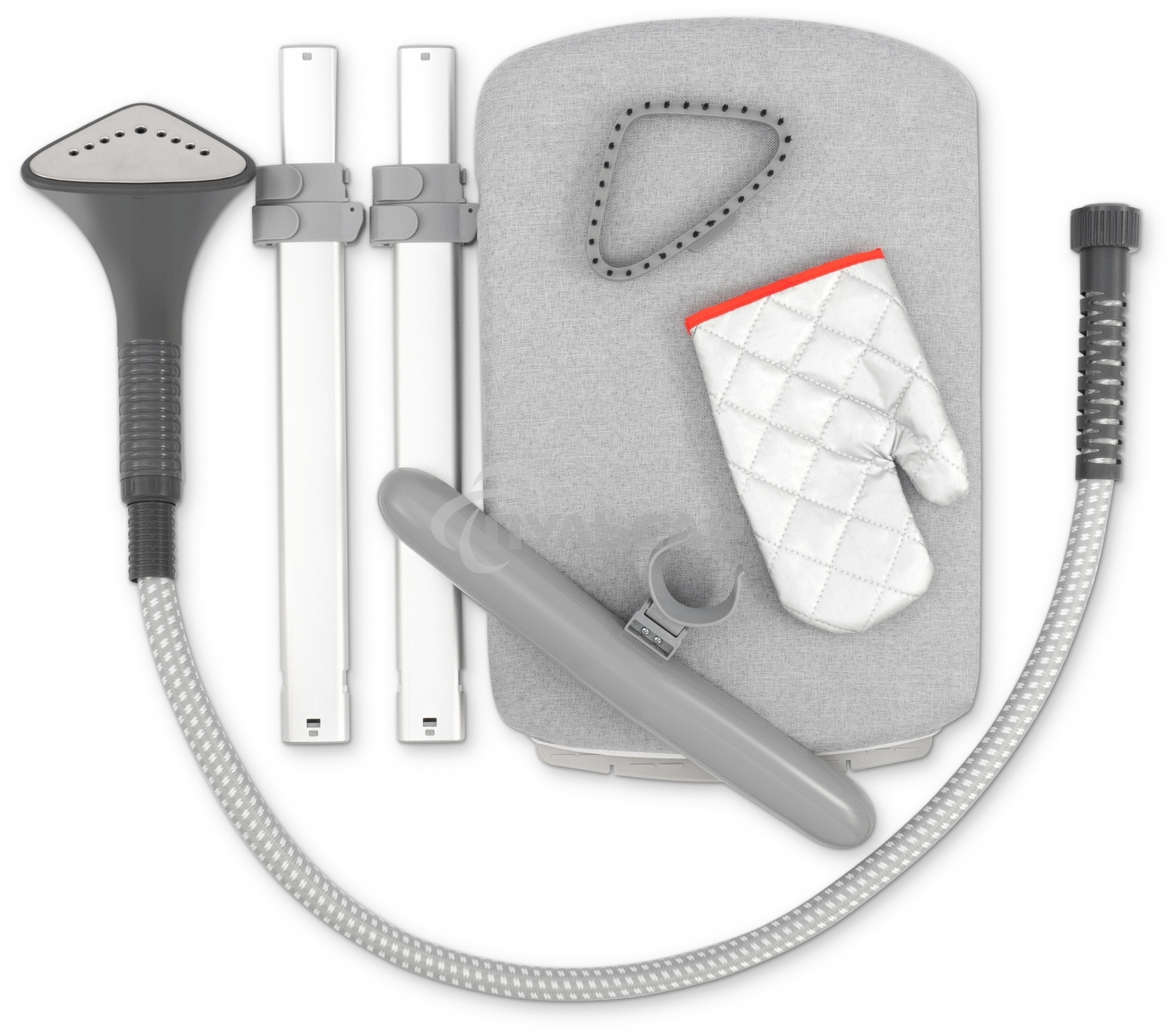 Отпариватель напольный Hyundai H-US02860 2000Вт серый