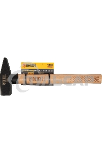 Молоток слесарный Denzel 1000 г, кованый квадратный боек, буковая рукоятка