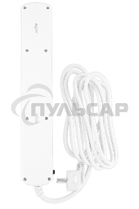 Сетевой фильтр Ippon BK-6-EU-3-10-W 3м (6 розеток) белый (коробка)