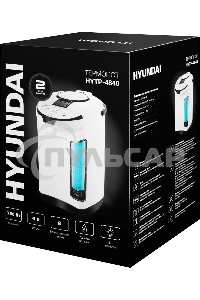 Термопот Hyundai HYTP-4840 4л, 750Вт, белый/черный