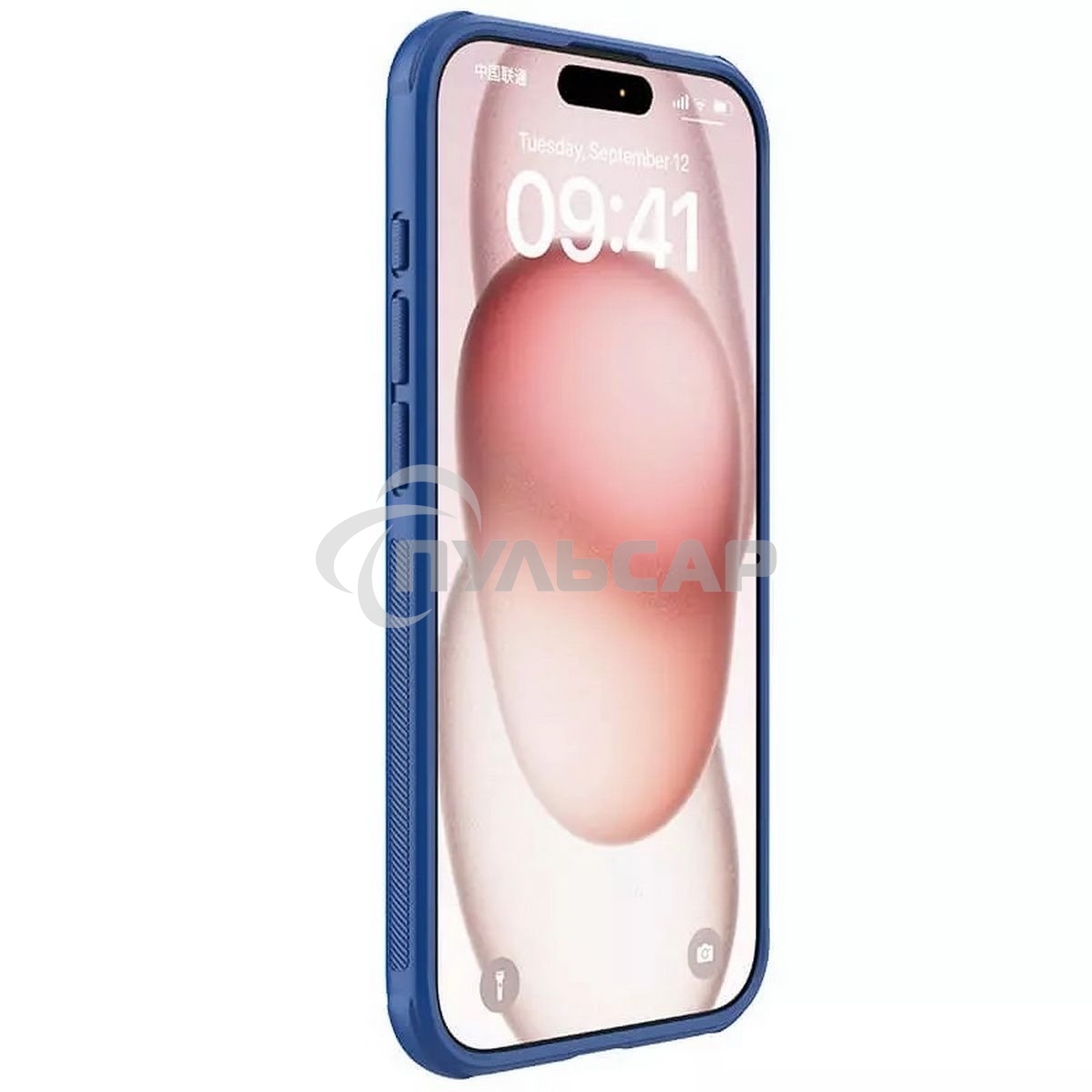 Чехол Super Frosted Shield Pro, синий, (AP IP15 Pro)