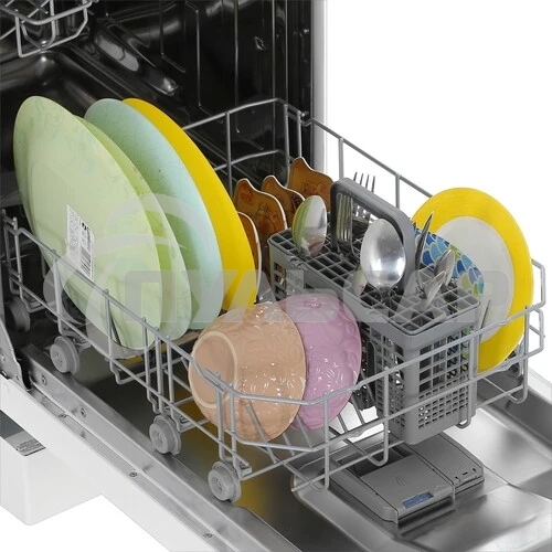 Посудомоечная машина HOTPOINT HFS 1C57, белый, 44.8 см, 10 компл., 49 дБ, класс A