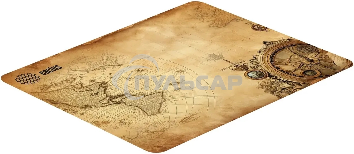 Коврик для мыши Cactus Vintage map 250x200x3мм (CS-MP-D10S)