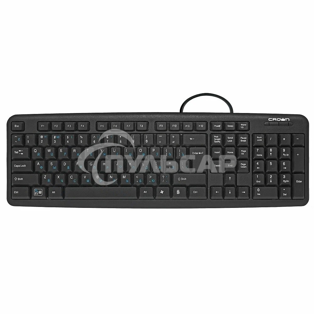 Клавиатура проводная CROWN CMK-F02B (OEM)