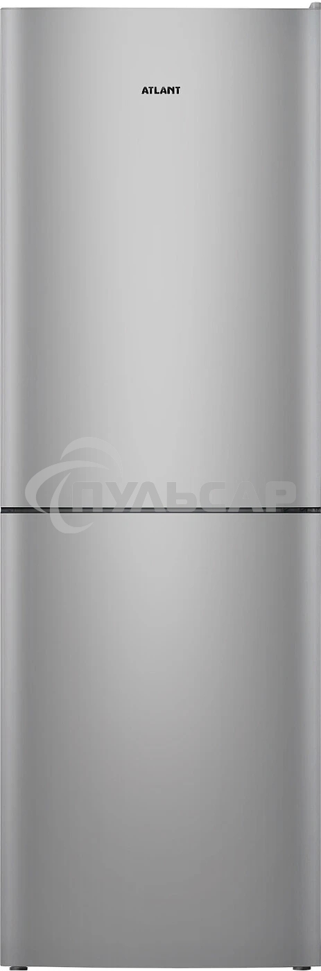 Холодильник Atlant 4612-181 серебристый двухкамерный 182/119л морозилка снизу