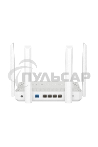 Гигабитный интернет-центр Netcraze Hopper 4G+ (NC-2312) с модемом 4G+, двумя слотами для SIM-карт, Mesh Wi-Fi 6 AX3000, 5-портовым Smart-коммутатором и многофункциональным портом USB 3.0