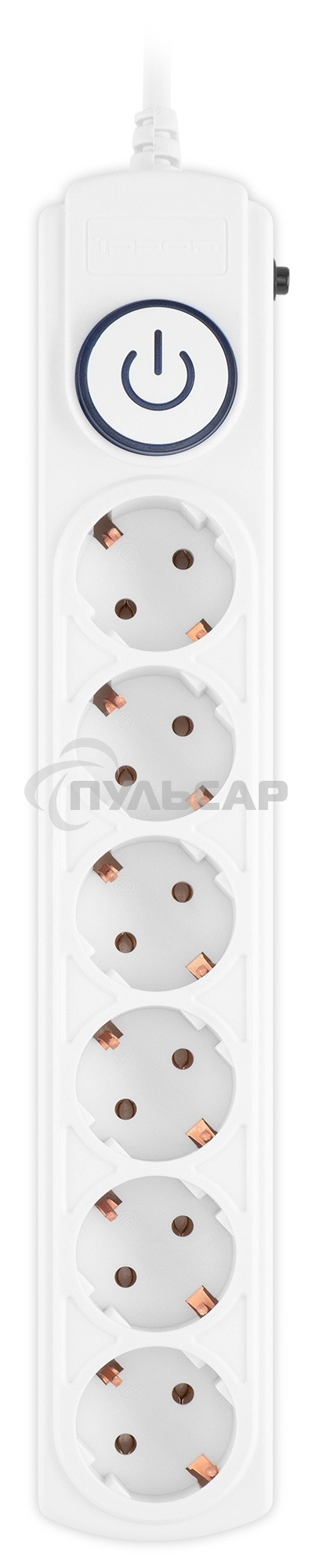 Сетевой фильтр Ippon BK-6-EU-3-10-W 3м (6 розеток) белый (коробка)