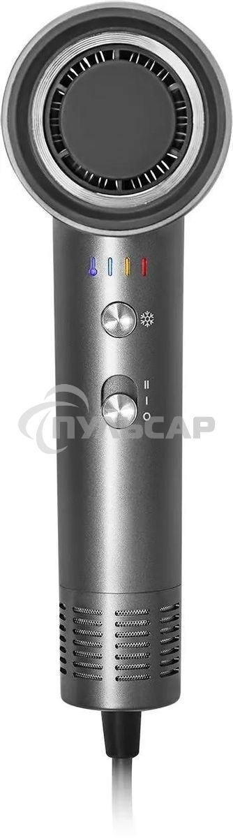 Фен Red Solution RF-510, 1400Вт, серый/серебристый