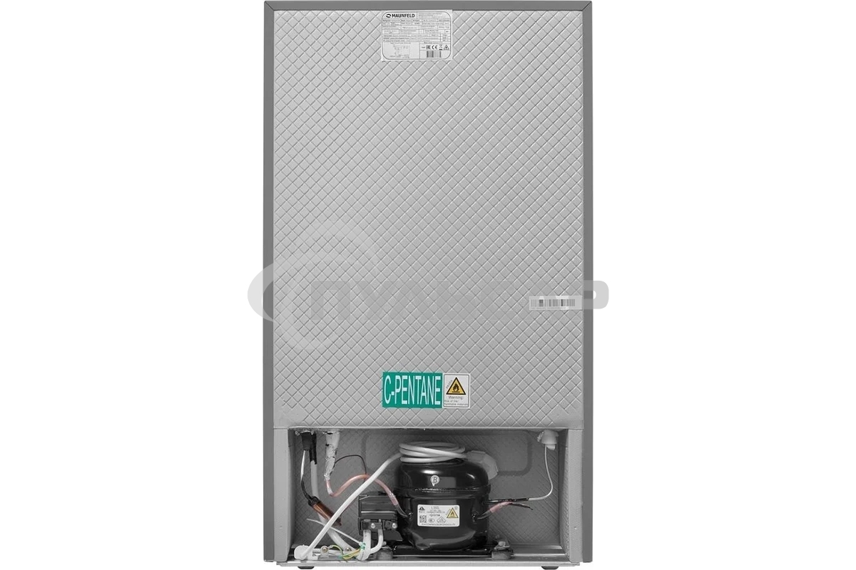 Холодильник Maunfeld MFF83GD золотистый/серый мат. однокамерный 85л