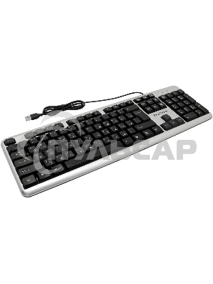 Клавиатура проводная ExeGate LY-401 (EX264086RUS), USB, серебристый