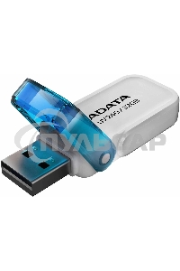 Флешка USB ADATA UV240 (AUV240-32G-RWH), 32 Gb, USB 2.0, R/W 15/5, белый/синий