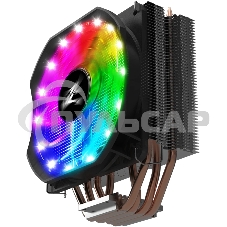 Кулер для процессора Zalman CNPS9X OPTIMA RGb серебристый/черный, 120 мм, алюминий/медь, 1500 об/мин, 26 дБ, 4 pin, 180 Вт, 156 мм