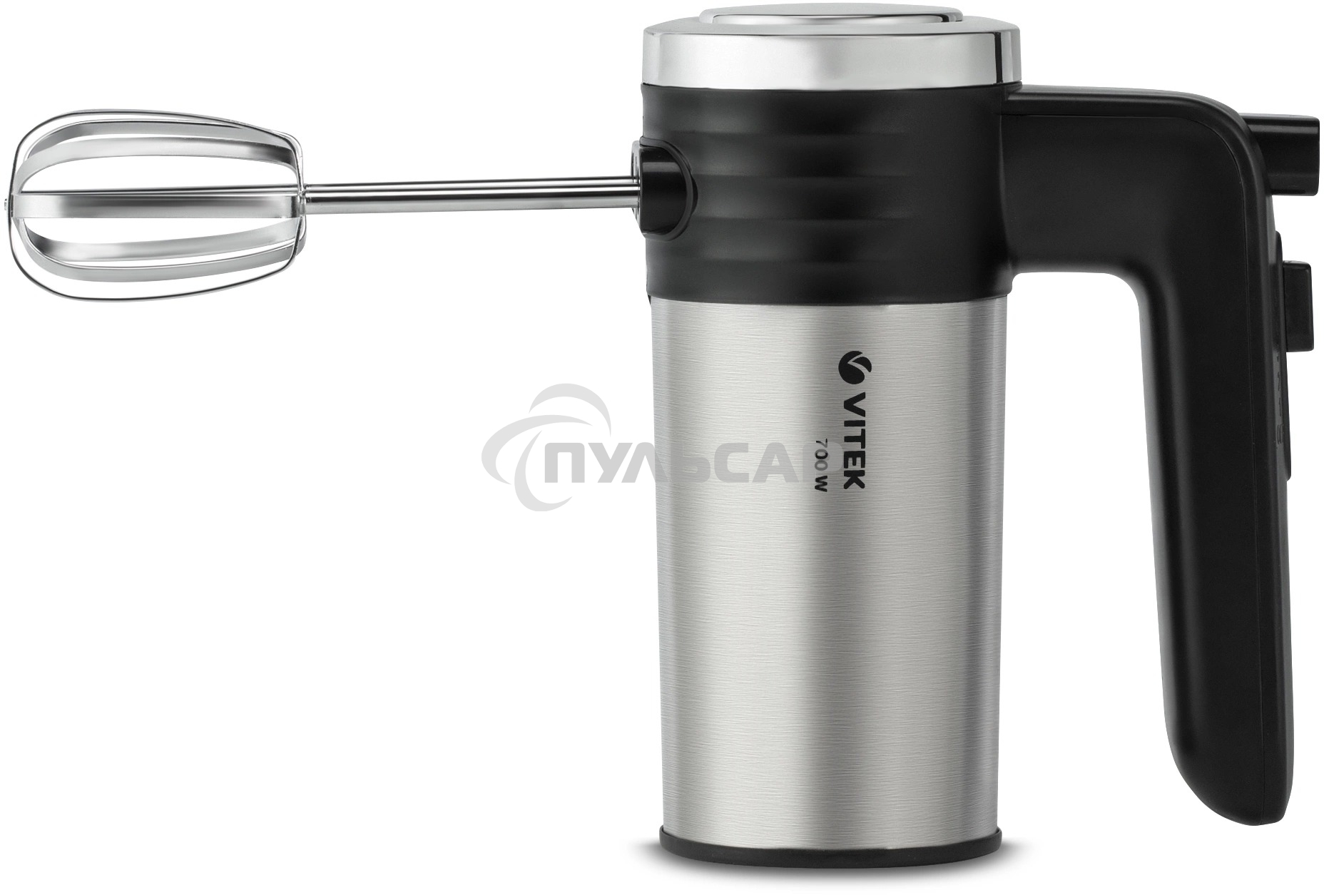 Миксер ручной Vitek VT-1404 700Вт черный/серебристый