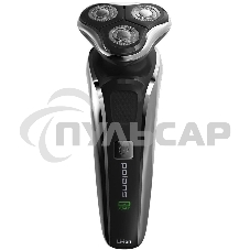 Электробритва PMR 0307RС wet&dry PRO 5 blades+ электрическая (Polaris), черный/хром