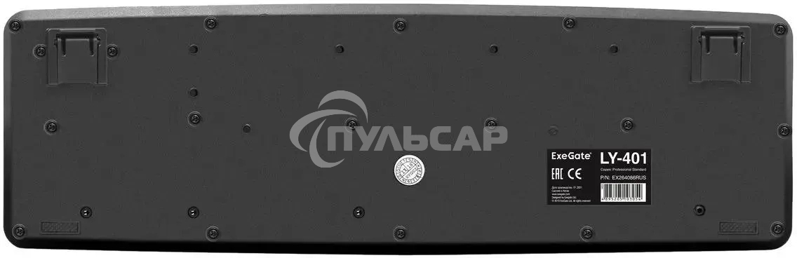 Клавиатура проводная ExeGate LY-401 (EX264086RUS), USB, серебристый