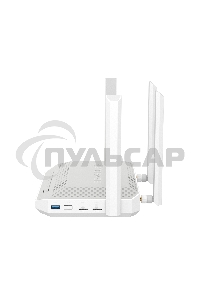 Гигабитный интернет-центр Netcraze Hopper 4G+ (NC-2312) с модемом 4G+, двумя слотами для SIM-карт, Mesh Wi-Fi 6 AX3000, 5-портовым Smart-коммутатором и многофункциональным портом USB 3.0