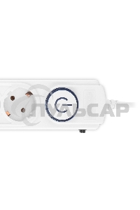 Сетевой фильтр Ippon BK-6-EU-3-10-W 3м (6 розеток) белый (коробка)