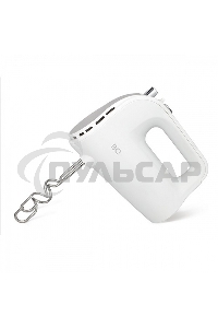 Миксер BQ MX423 White-Steel, Мощность 500 Вт, 5 скоростных режимов, Режим ТУРБО
