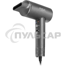 Фен Red Solution RF-510, 1400Вт, серый/серебристый