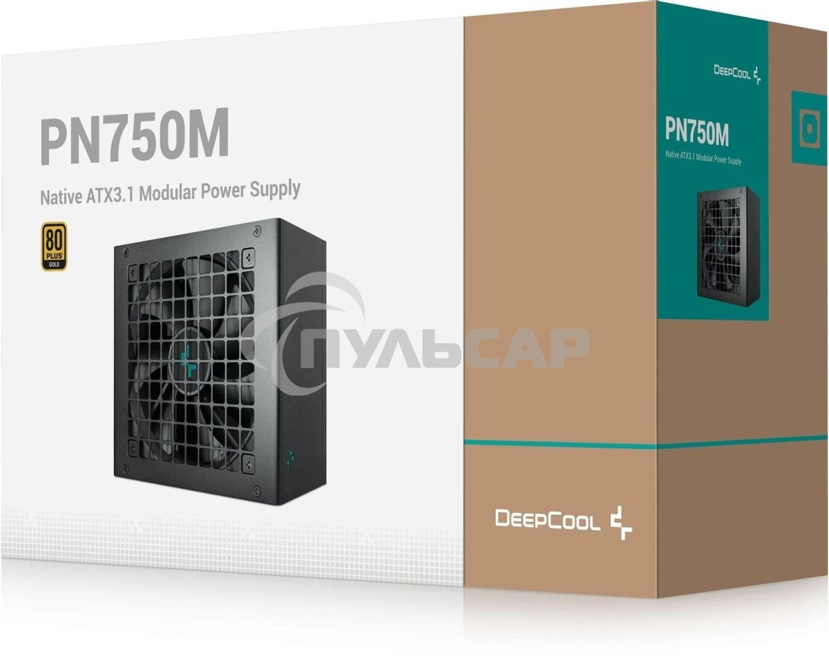 Блок питания Deepcool / GamerStorm PN750M V2 Gen.5, 750Вт, 80 PLUS Gold, 120мм, черный