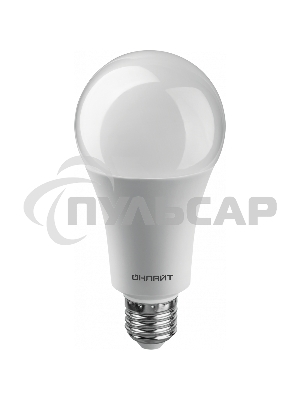 Лампа светодиодная ОНЛАЙТ 61954 OLL-A60-25-230-4K-E27 25 Вт