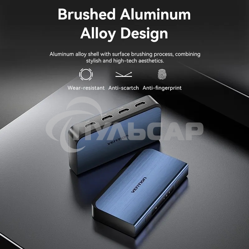 Переключатель (switch) 3x1 Vention HDMI v2.0