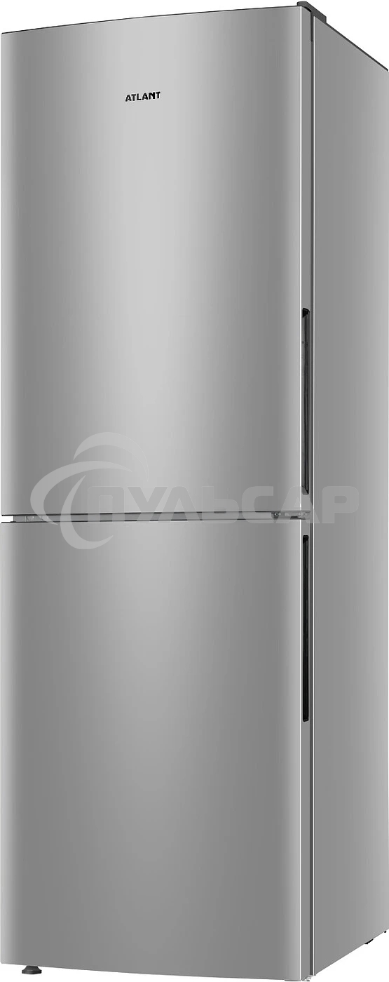 Холодильник Atlant 4612-181 серебристый двухкамерный 182/119л морозилка снизу