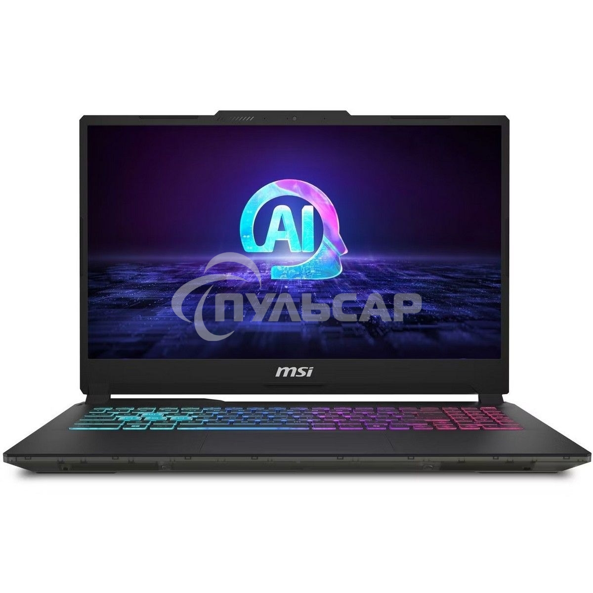 Ноутбук MSI Cyborg 15 AI A1VEK-244XRU черный Intel Core Ultra 7 155H/16Gb/SSD 512Gb/RTX 4050 6Gb/15.6