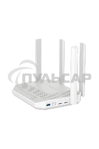 Гигабитный интернет-центр Netcraze Hopper 4G+ (NC-2312) с модемом 4G+, двумя слотами для SIM-карт, Mesh Wi-Fi 6 AX3000, 5-портовым Smart-коммутатором и многофункциональным портом USB 3.0