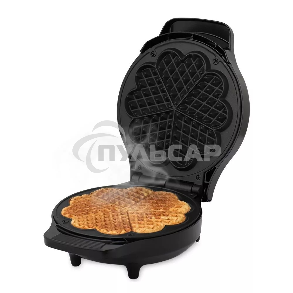 Вафельница Kitfort КТ-1664 1000Вт черный