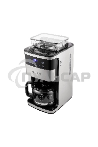 Кофеварка капельная Maunfeld MF-723S нержавеющая сталь, исп. кофе - зерновой/молотый, 1.5 л, 1050 Вт.