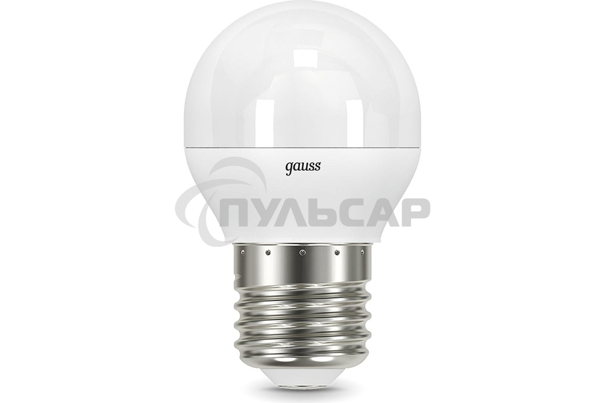 Лампа светодиодная Gauss LED Globe 7Вт E27 4100К step dimmable (диммир.)