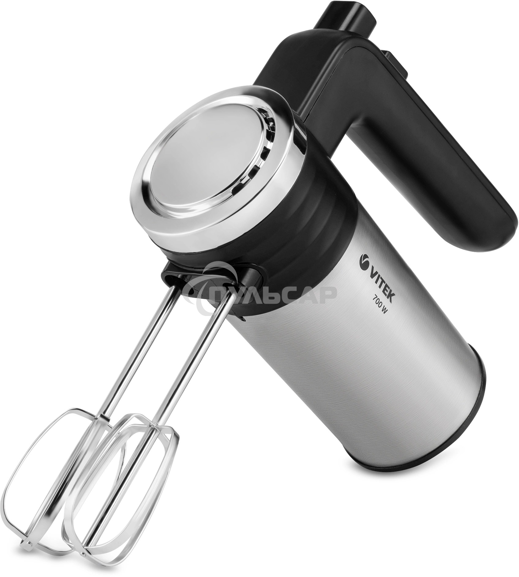 Миксер ручной Vitek VT-1404 700Вт черный/серебристый