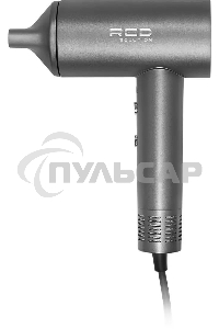 Фен Red Solution RF-510, 1400Вт, серый/серебристый