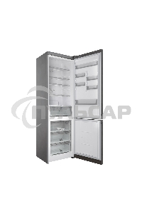 Холодильник Hotpoint HT 6200 MX нержавеющая сталь двухкамерный 240/83л морозилка снизу, No Frost