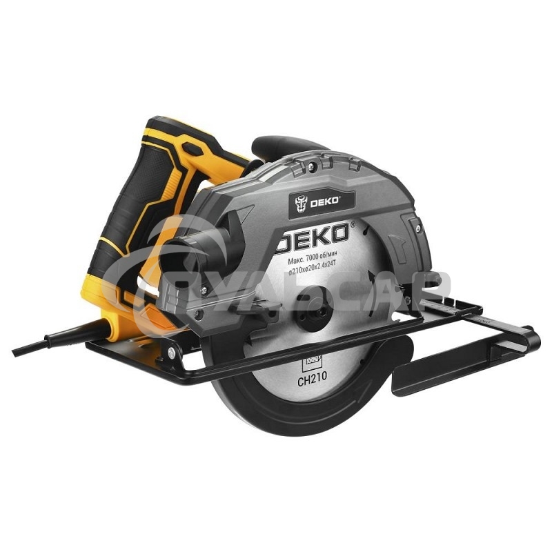 Дисковая (циркулярная) пила DEKO CS2500-D, 2500Вт, 210мм диск